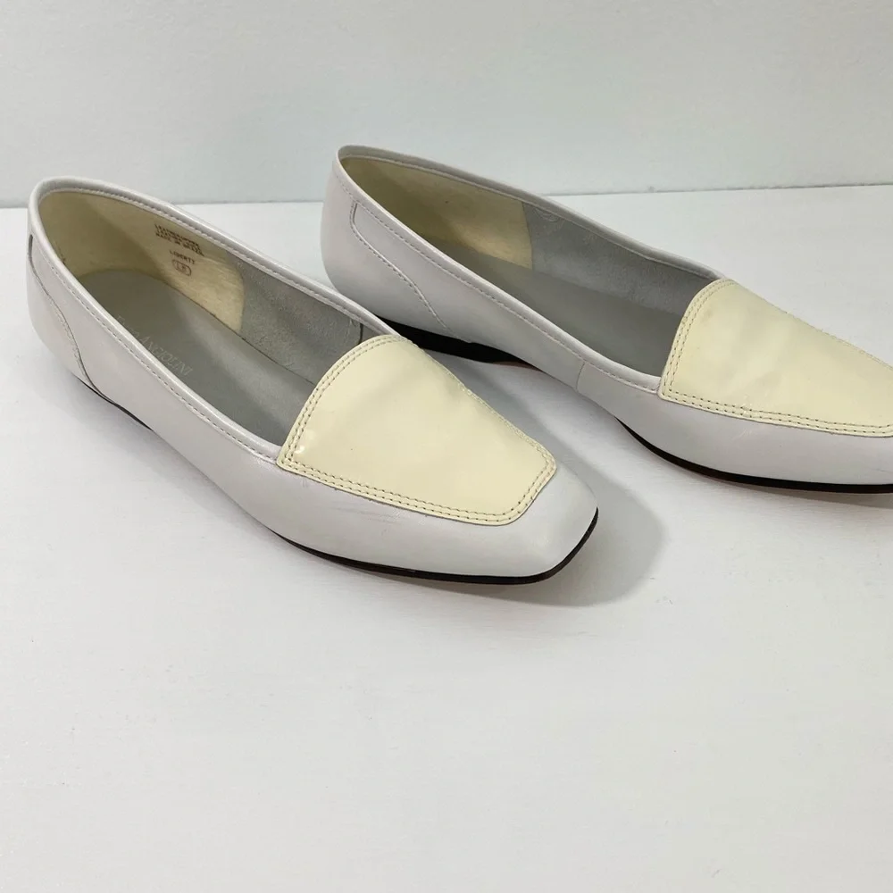Enzo Angiolini Leather Spectator Loafer 9.5 - Picture 2 of 10
